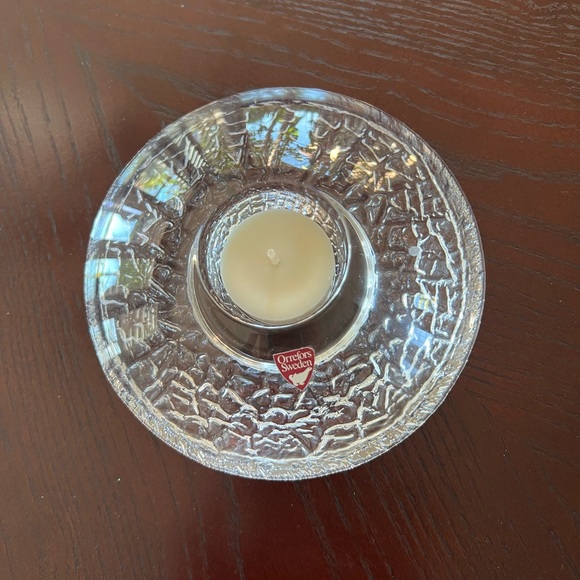 Orrefors round votive holder - Picture 3 of 3